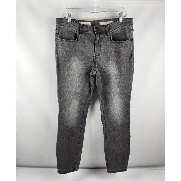 Pilcro & The Letterpress Jeans Womens 32x28 Gray Stet Skinny Leg Denim - Picture 1 of 10
